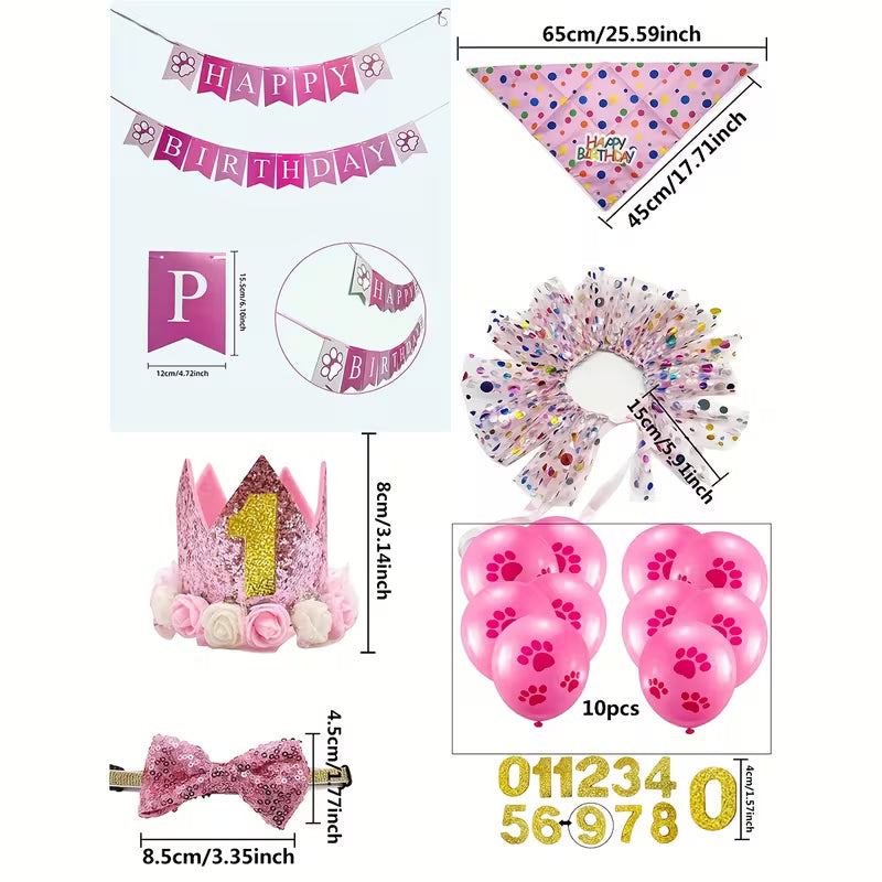 "Birthday with me!" Szülinapi szett háziállatoknak